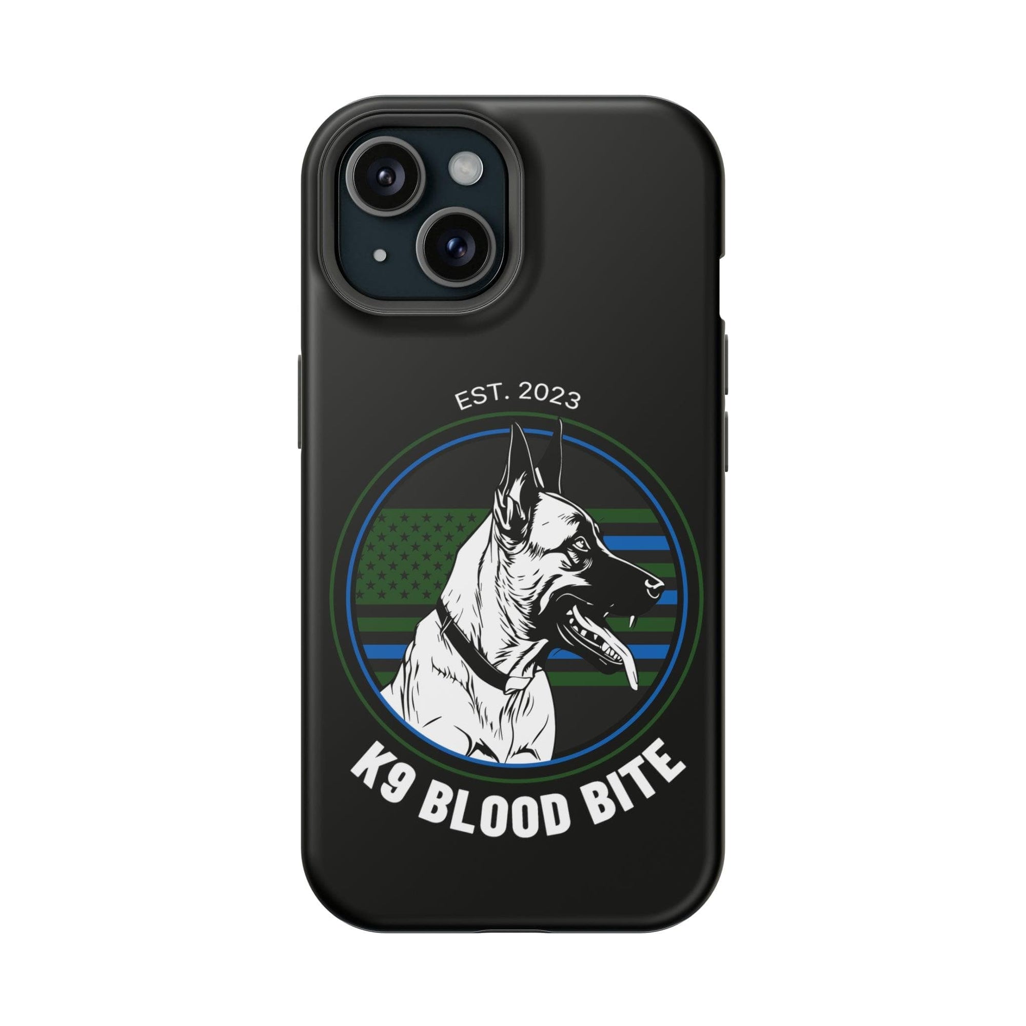 K9 Blood Bite Logo - Iphone MagSafe Tough Cases - K9 Blood Bite