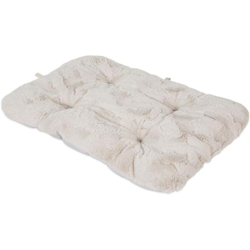 Precision Pet Snoozzy Cozy Comforter Kennel Mat - Natural - Medium (30" Crates) - K9 Blood Bite