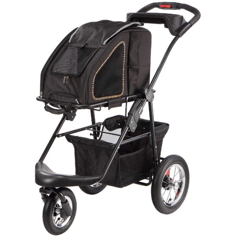 Petique 5-in-1 Pet Stroller Travel System Sunset Strip - 1 Count - K9 Blood Bite